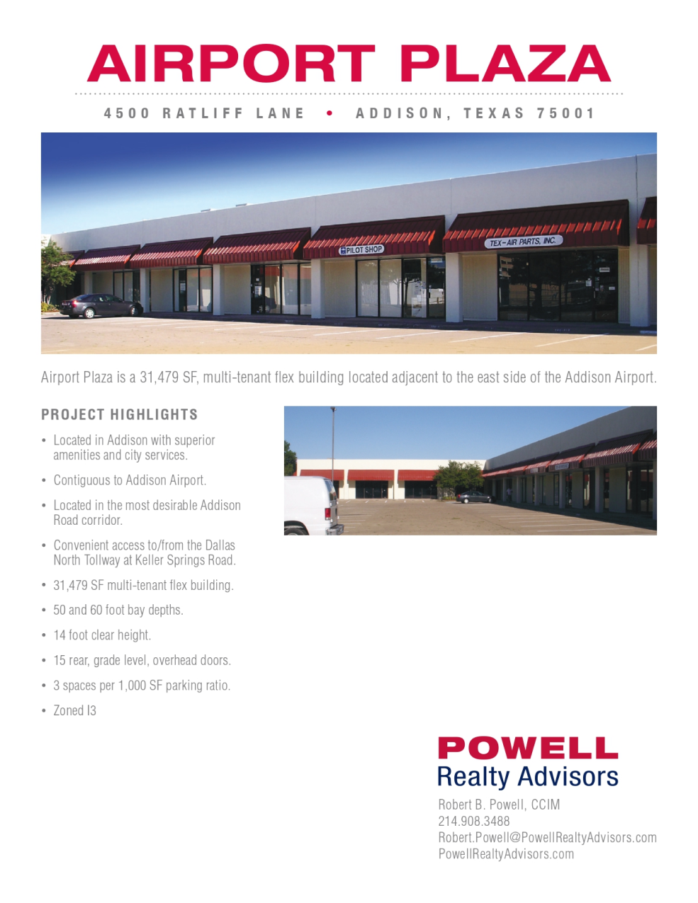 Airport Plaza Leasing Flyer