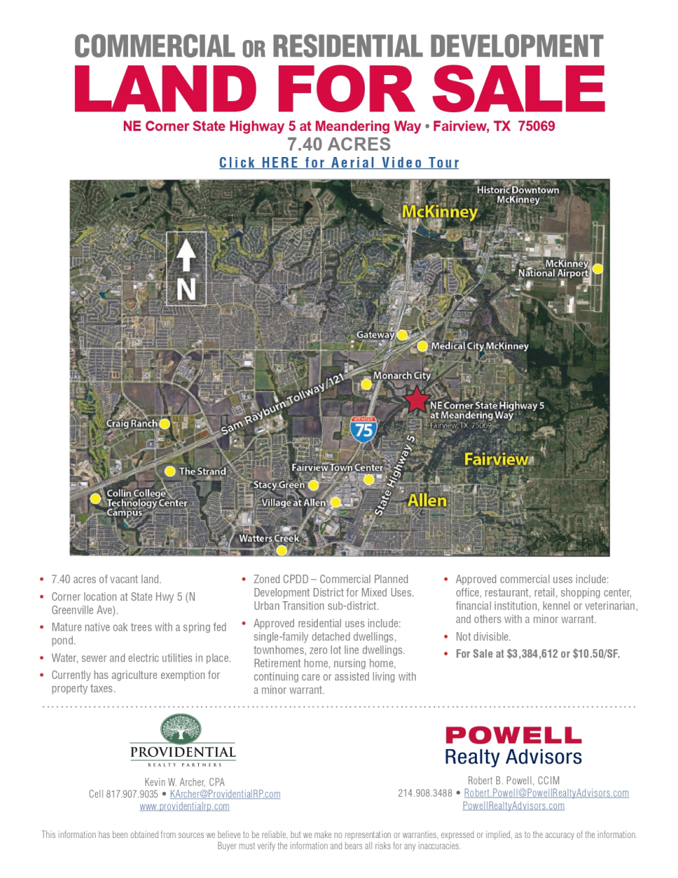 Fairview Land Leasing Flyer