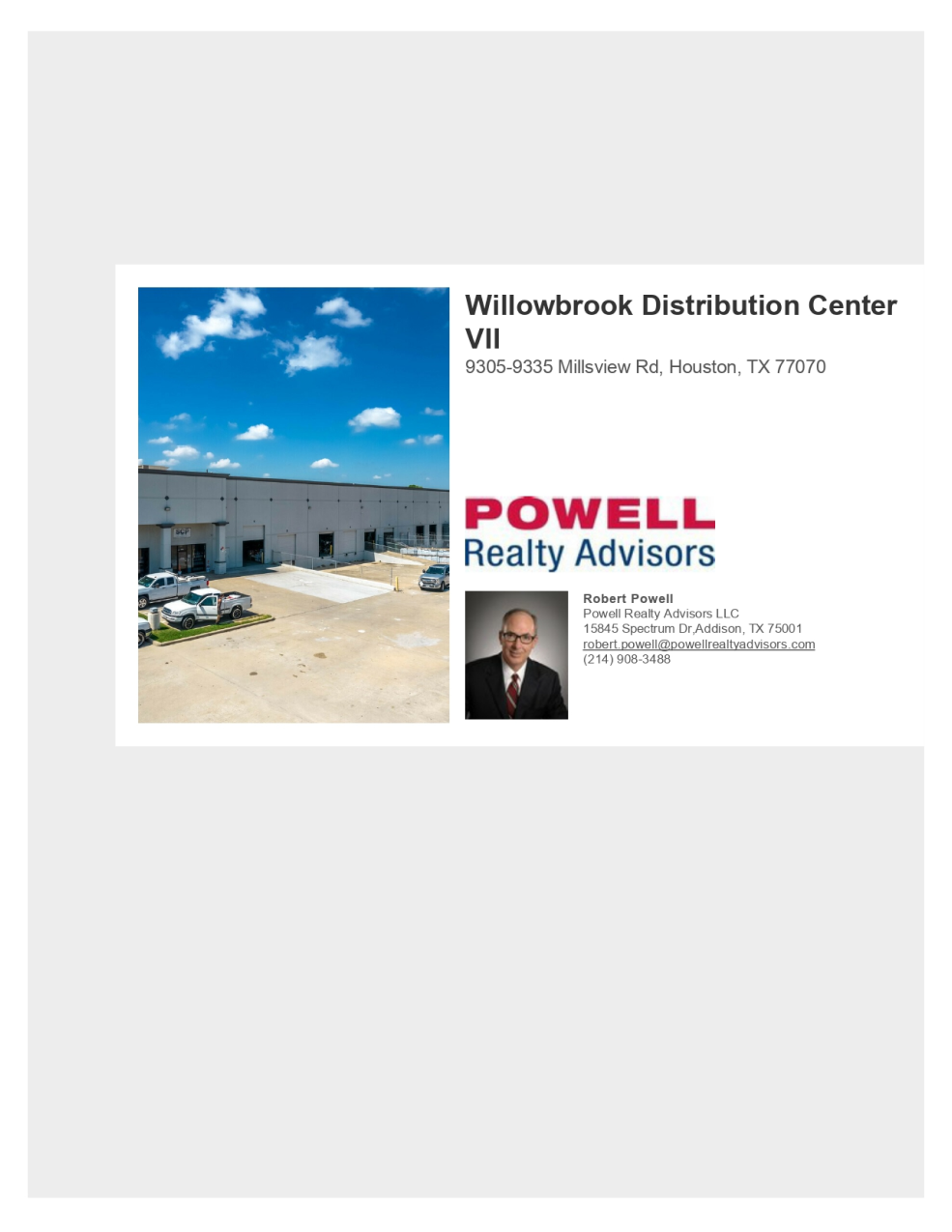 Willowbrook Distribution Center VII